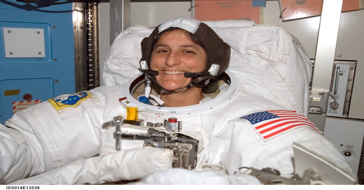 अंतरिक्ष में जाने वाली भारतीय मूल की दूसरी महिला : सुनीता विलियम्स 