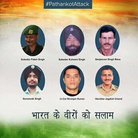 #PathankotAttack #Martyrs