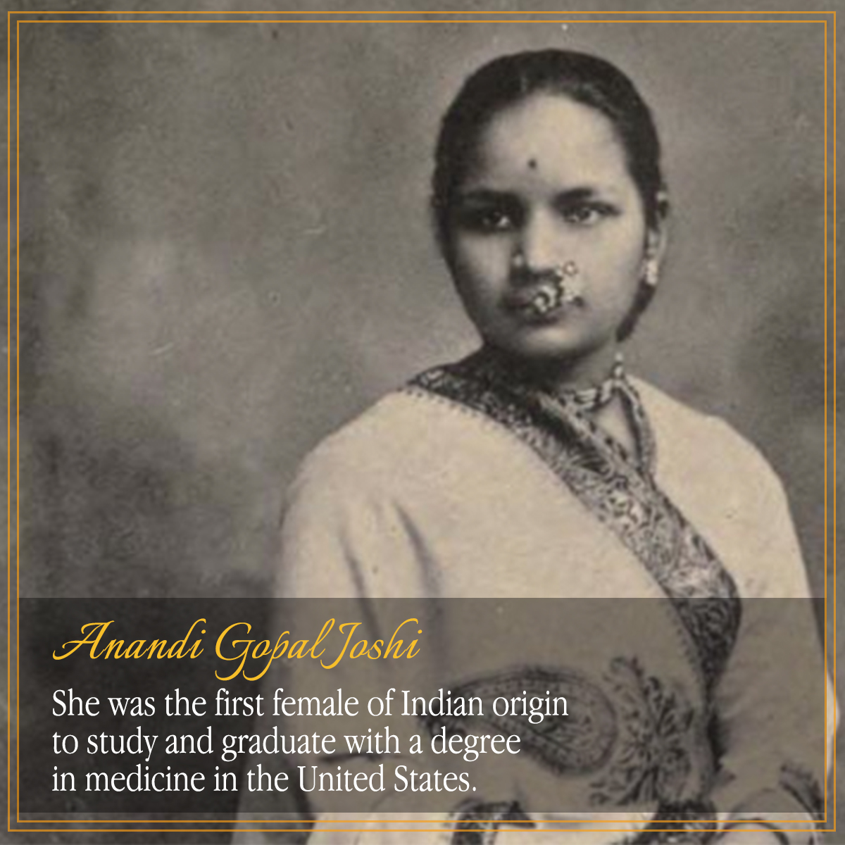 पहली भारतीय डॉक्‍टर महिला थीं