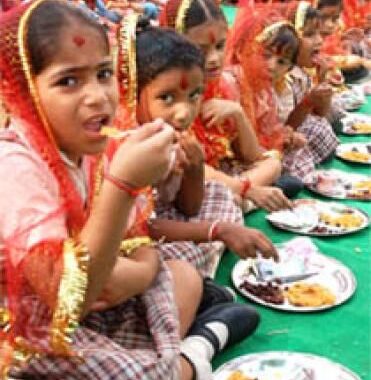 कन्या पूजन